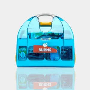 Front of Wallace Cameron Burns First Aid Kit in Adulto Box