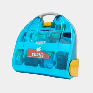 Side on Wallace Cameron Burns First Aid Kit in Adulto Box