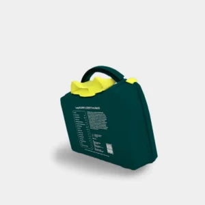 Back of Sustainable BS 8599-1 (2019) Workplace First Aid Kit at an Angle